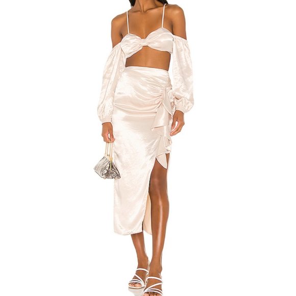 Melody Top + Midi Skirt Set